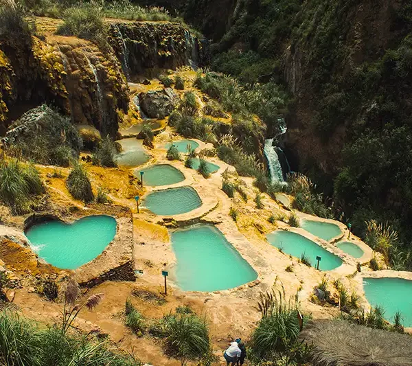 Pozas turquesas de Ruqruqa